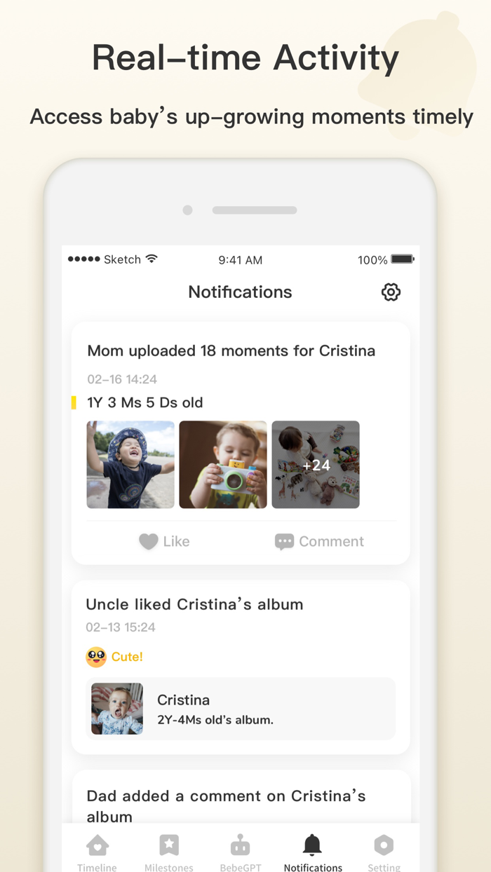 Bebememo - Smart Baby Journal