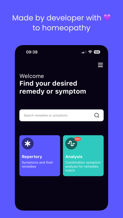Healio Homeopathy Screenshot