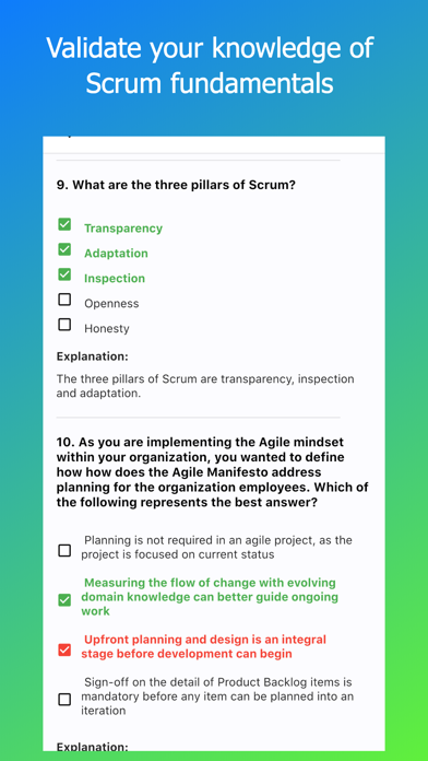 Scrumdemy - Scrum Exams Screenshot