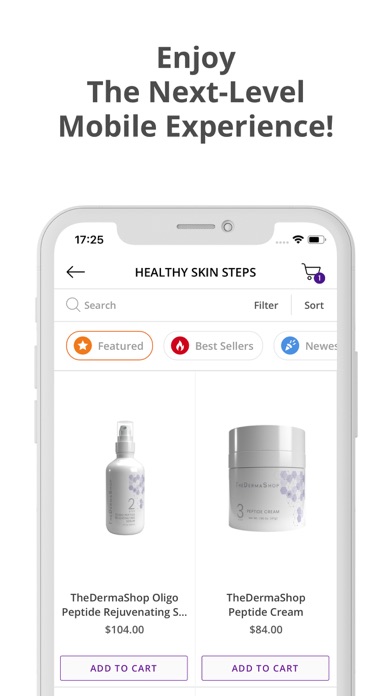 TheDermaShop iPhone screenshot 2 - Shopping app