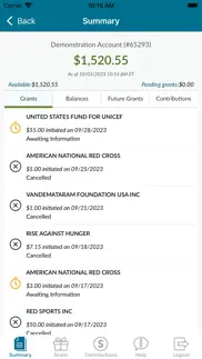 fidelity charitable iphone screenshot 1