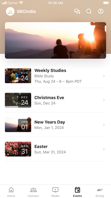 SecondBaptistIndioCA Screenshot