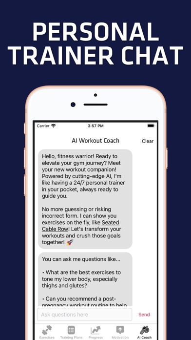 Gym Workout Planner For Women Screenshot