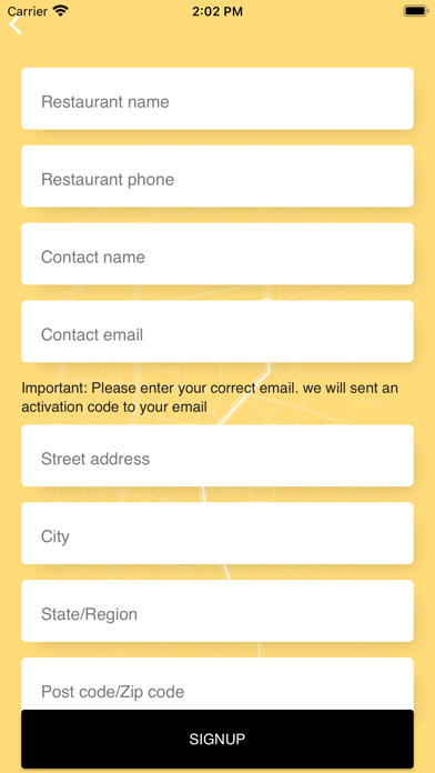 TaTaFoods MerchantApp Screenshot