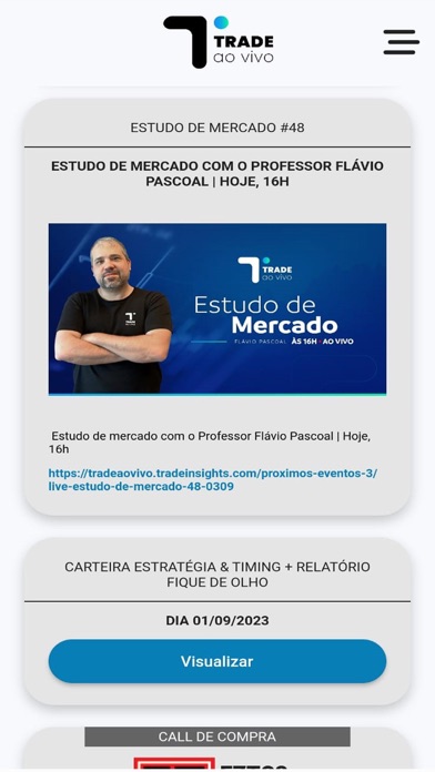 Trade ao Vivo Screenshot