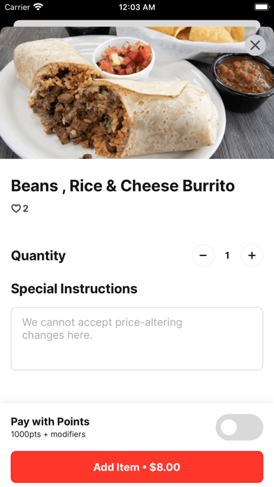Chico's Taqueria Screenshot