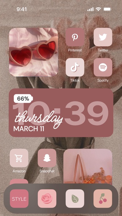 Screenshot #1 pour Aesthetic: icone & widget