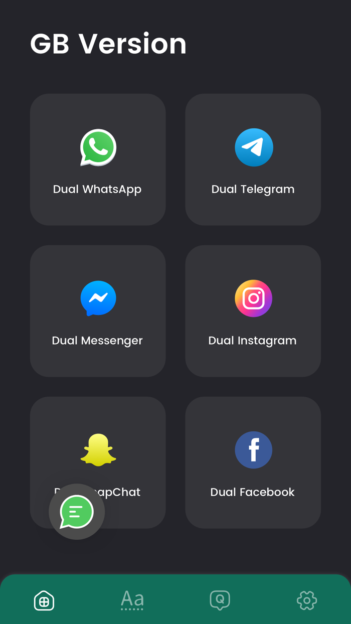 Dual Space for Multi Accounts