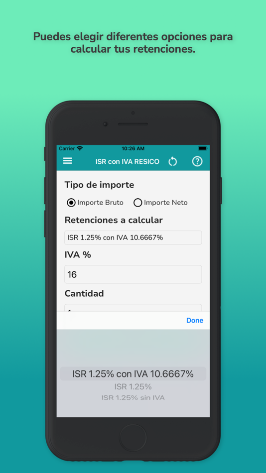#2. Calculadora RESICO (iOS) 由: Jair Josset Palma Jimenez