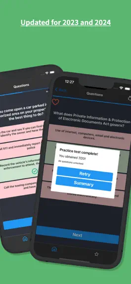 Game screenshot Ontario Security Practice Quiz apk