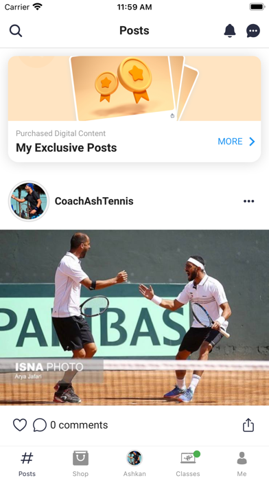 Coach Ash Tennis Screenshot