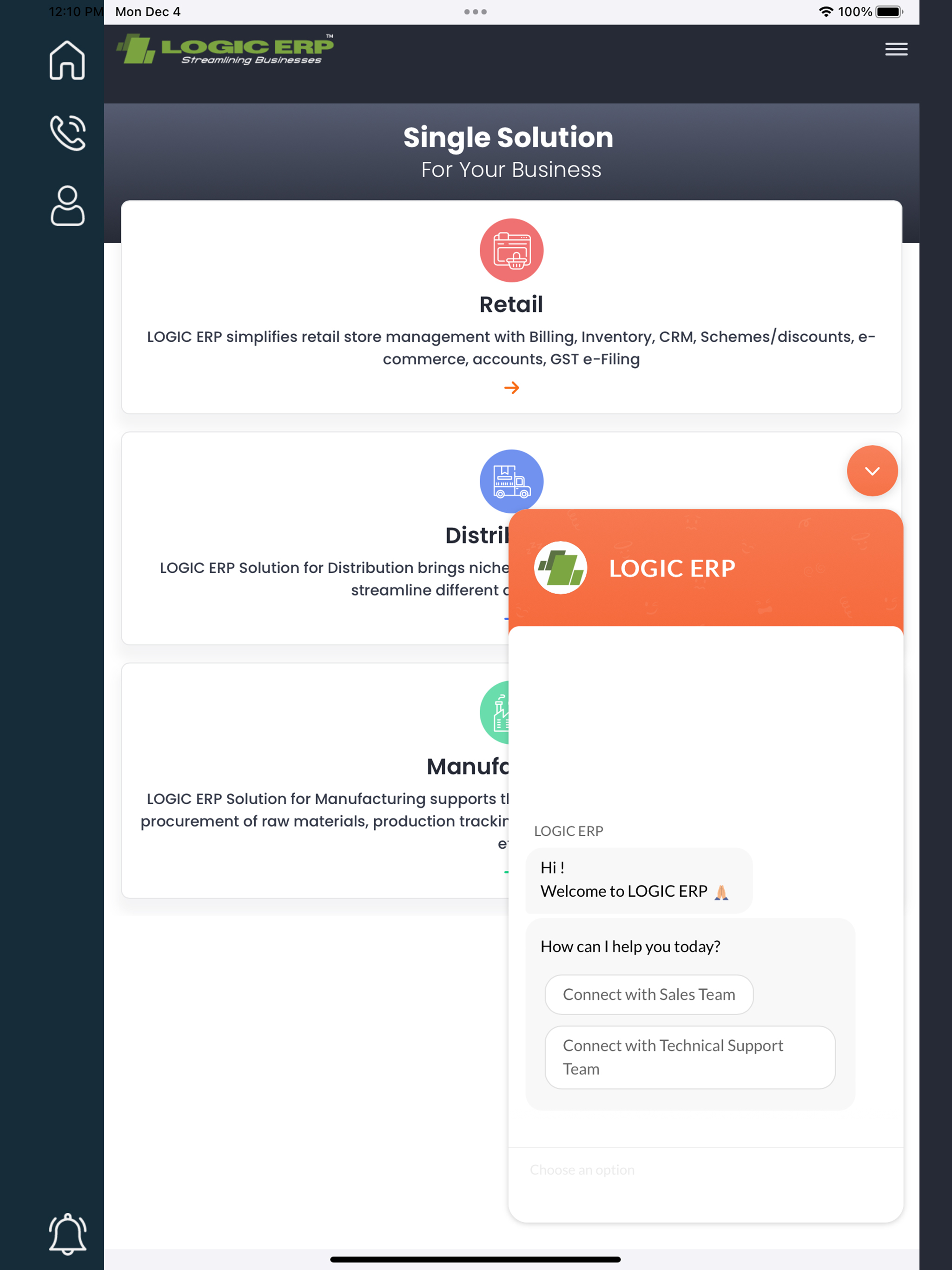 LOGIC ERP screenshot 6