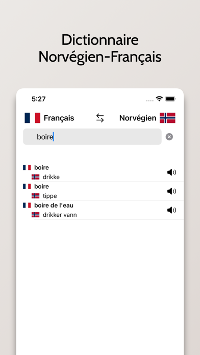 Norvégien-Français Screenshot