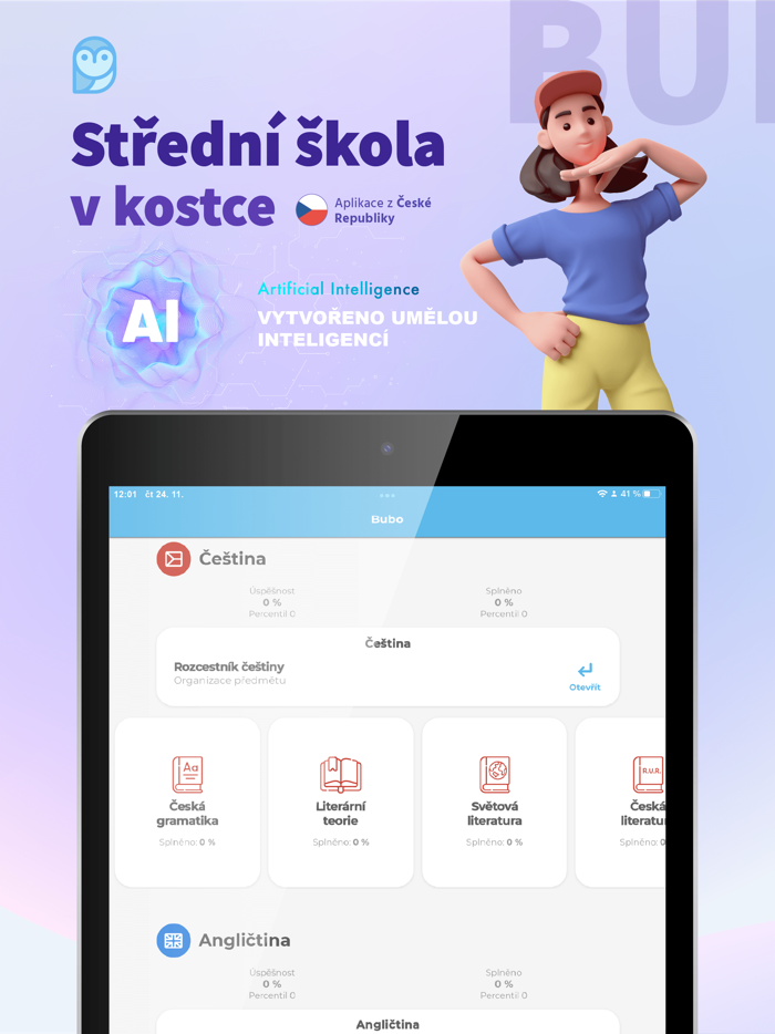 Bubo Střední škola v kostce