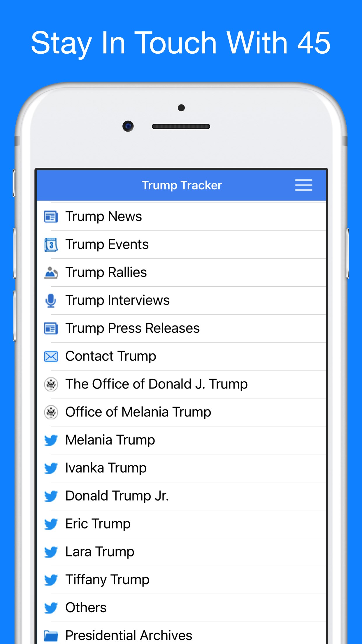 Trump Tracker: News & Politics screenshot 1