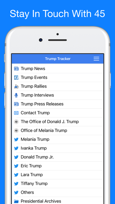 Trump Tracker: News & Politics Screenshot