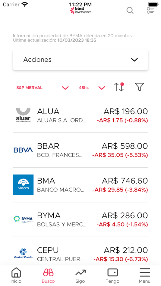 #1. Bind Inversiones (iOS) 由: Grupo Bind Banco Industrial