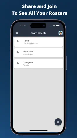 Game screenshot Team Sheets hack