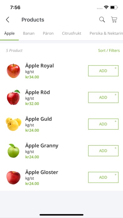 Ogreen - Frukt & grönsaker Screenshot