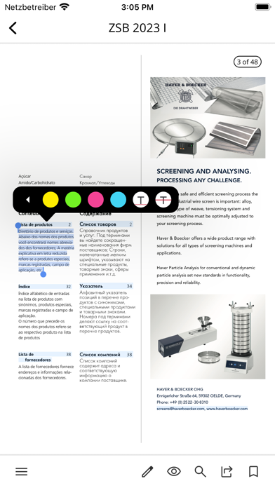 Sugar & Sweetener Publications Screenshot