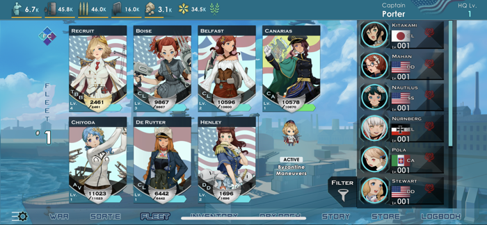 Victory Belles Shipgirls