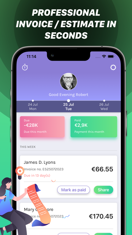#1. Invoice Point - Estimate Maker (iOS) 由: Elusive Studio