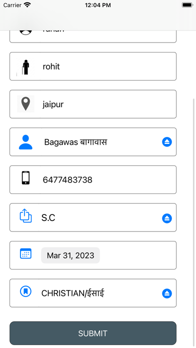 MeData Project Screenshot