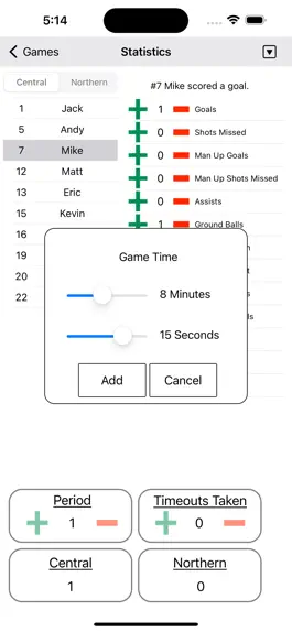 Game screenshot Lacrosse Statistics mod apk