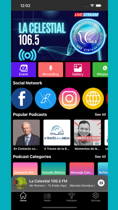 La Celestial 106.5 FM Screenshot