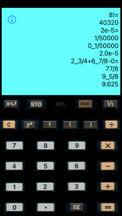 Fractions Calculator Largeのおすすめ画像1