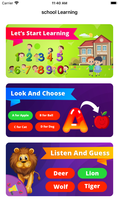 Screenshot 1 of تعلم اللغة الإنجليزية للصغار App