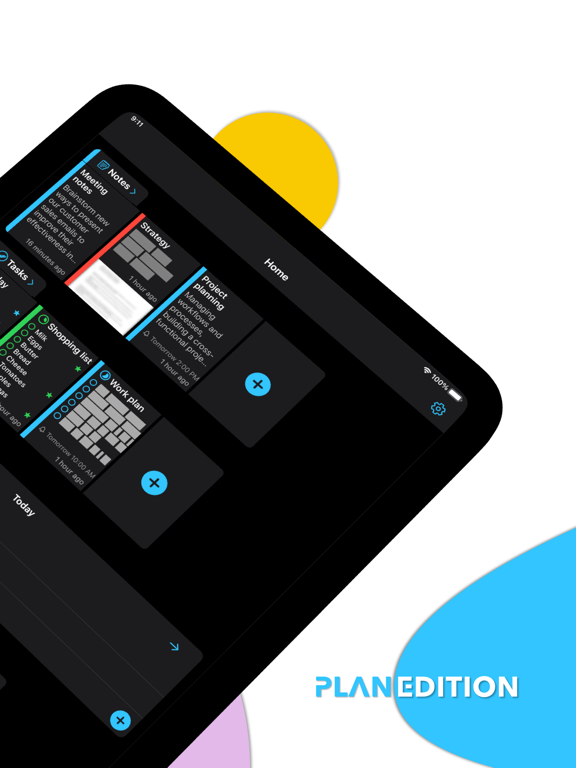 PlanEdition:All-in-One Planner iPad screenshot 2 - Productivity app