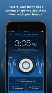 prime sleep recorder pro iphone screenshot 1