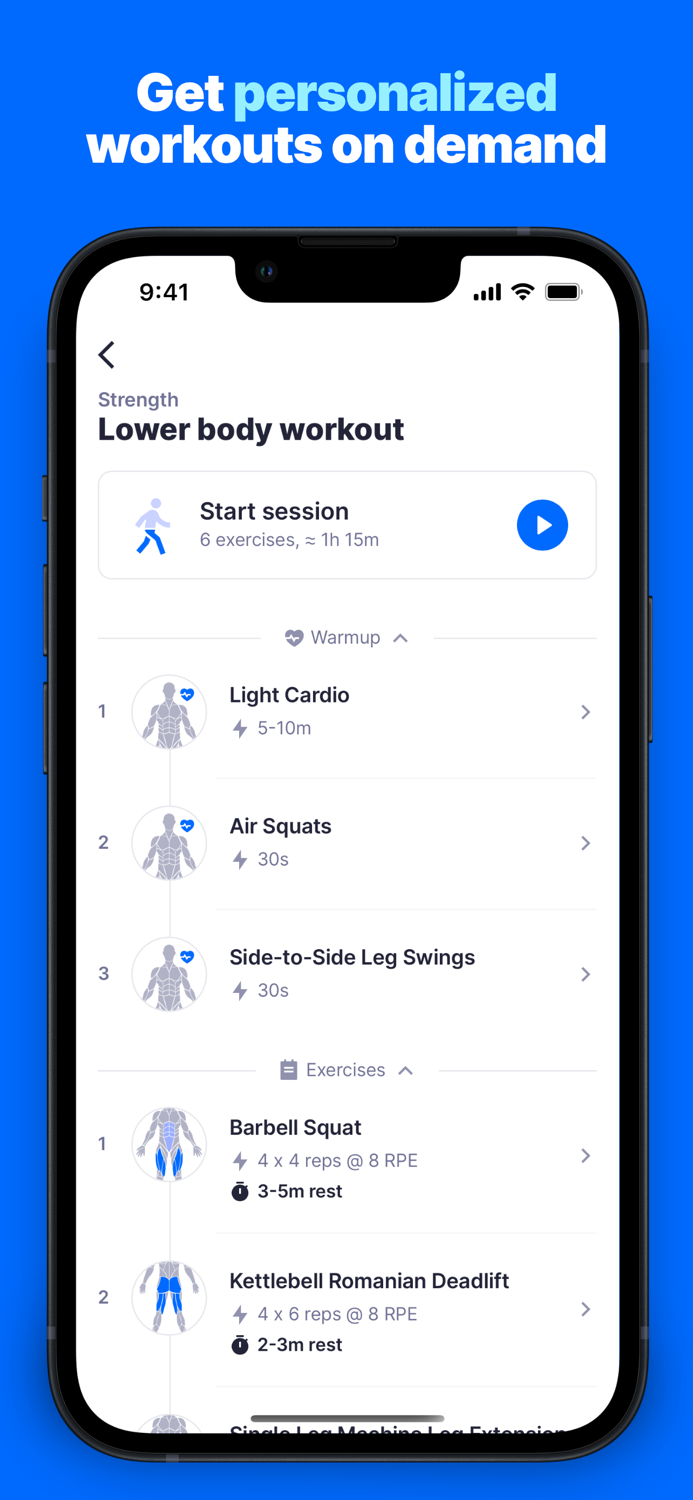 Planzera Smart Workout Plans