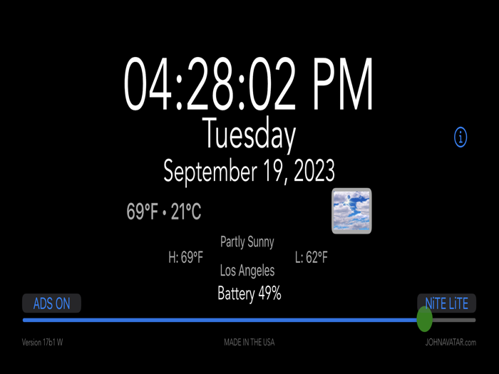 MiCLOCK WEATHER Bedside and ALL