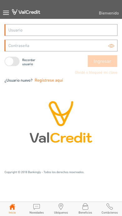 ValCredit Screenshot