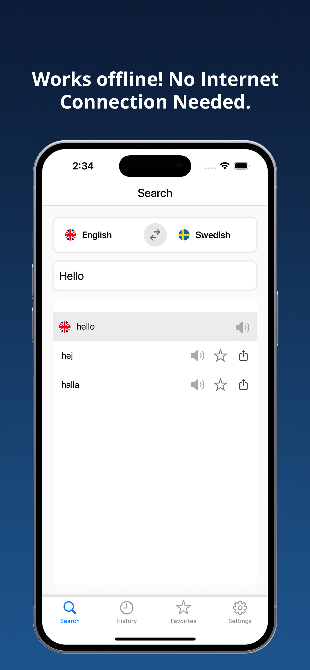 English Swedish Dictionary +