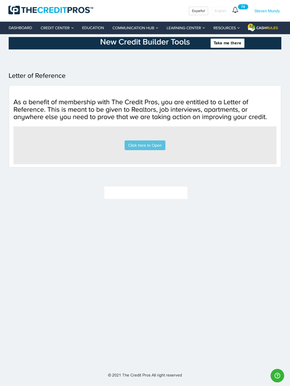 The Credit Pros iPad screenshot 3 - Finance app