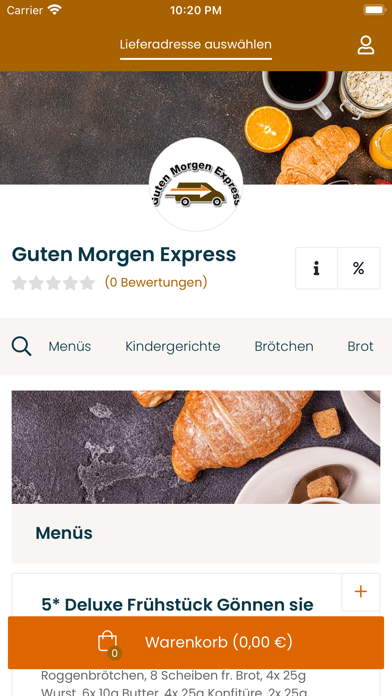 Guten Morgen Express Shop Screenshot