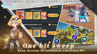 Idle Girls Battle Adventure Screenshot