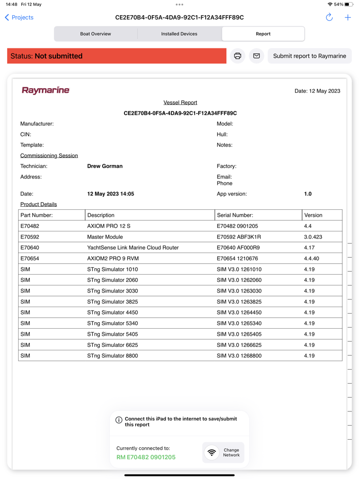 #1. Raymarine Commissioning Tool (iOS) 由: Raymarine UK Limited