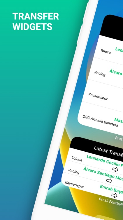 Brasileirão Football Widgets