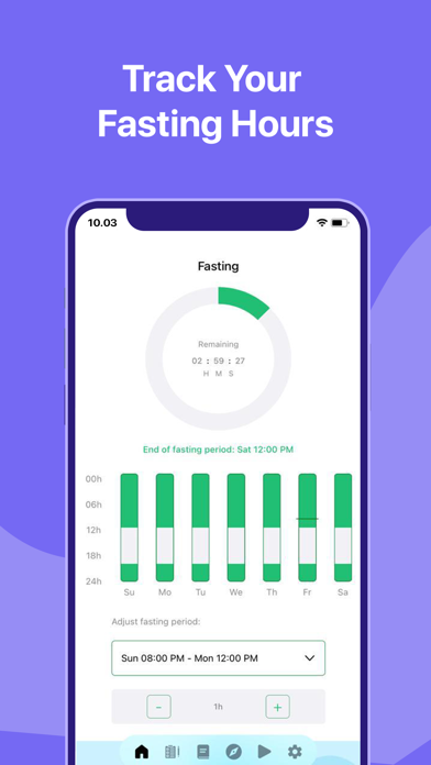 Intermittent Fasting Tracking Screenshot