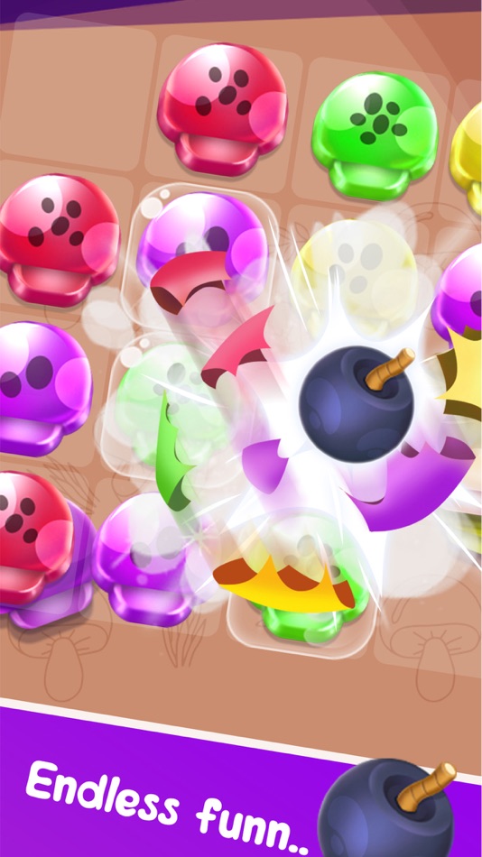 #1. Mushroom Merge Puzzle (iOS) By: Huda Majeed