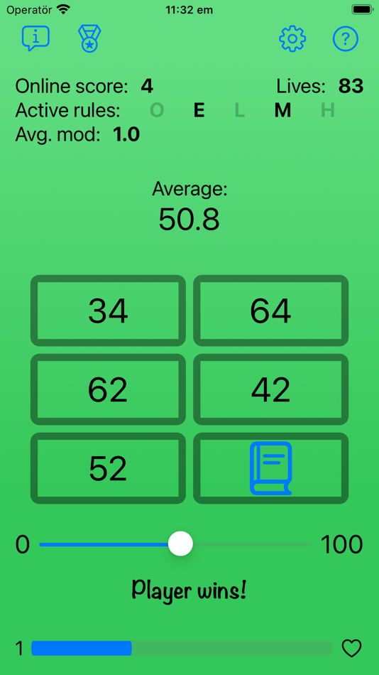 #2. The Average game (iOS) By: Patrik Ell