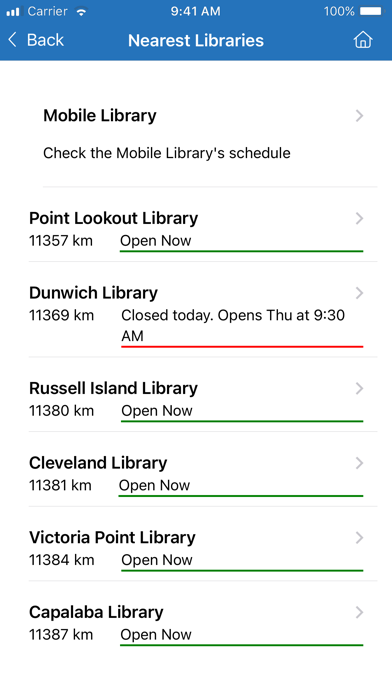 Redland City Council Library Screenshot