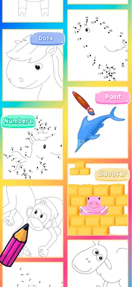 Game screenshot Coloring book & connect dots mod apk