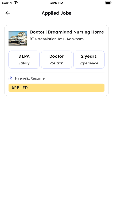 Hirehelix Screenshot
