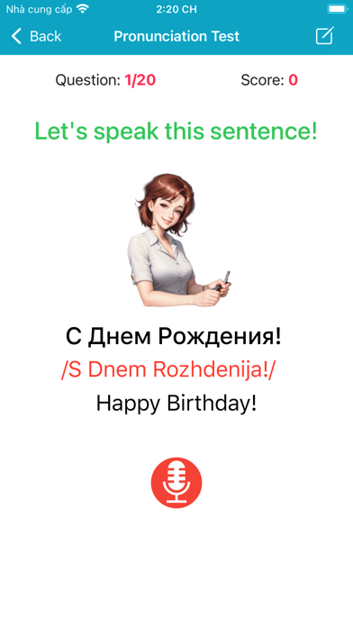 Learn Russian Phrases Lite Screenshot
