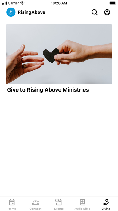 Rising Above Ministries Screenshot